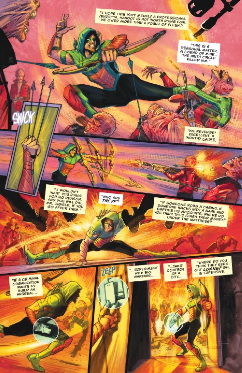 Green Arrow 3 pg 9 - published by Juan Ferreyra